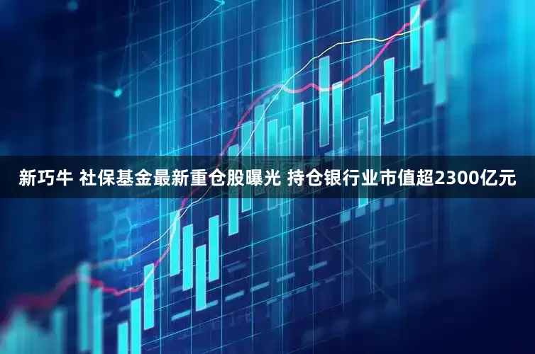 新巧牛 社保基金最新重仓股曝光 持仓银行业市值超2300亿元